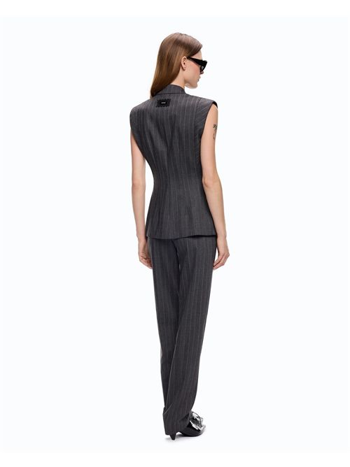 Gilet gessato in misto lana PINKO | 107428A3FF/IN4